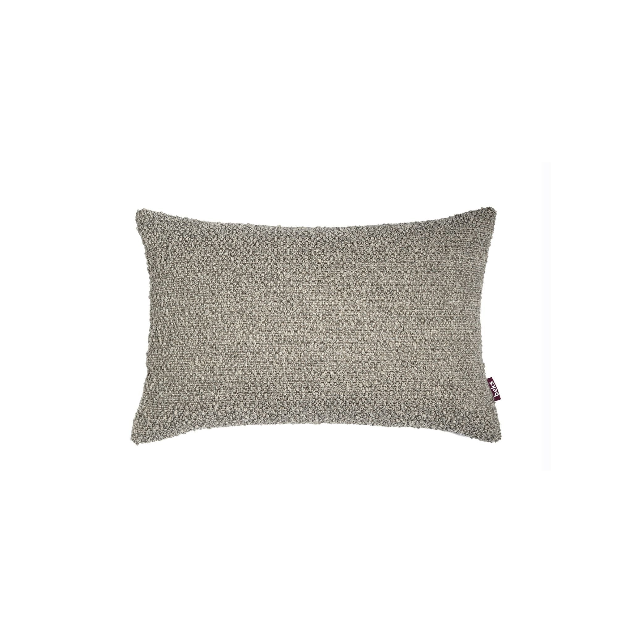 Studio Beks - Grijs, langwerpig sierkussen Bowie