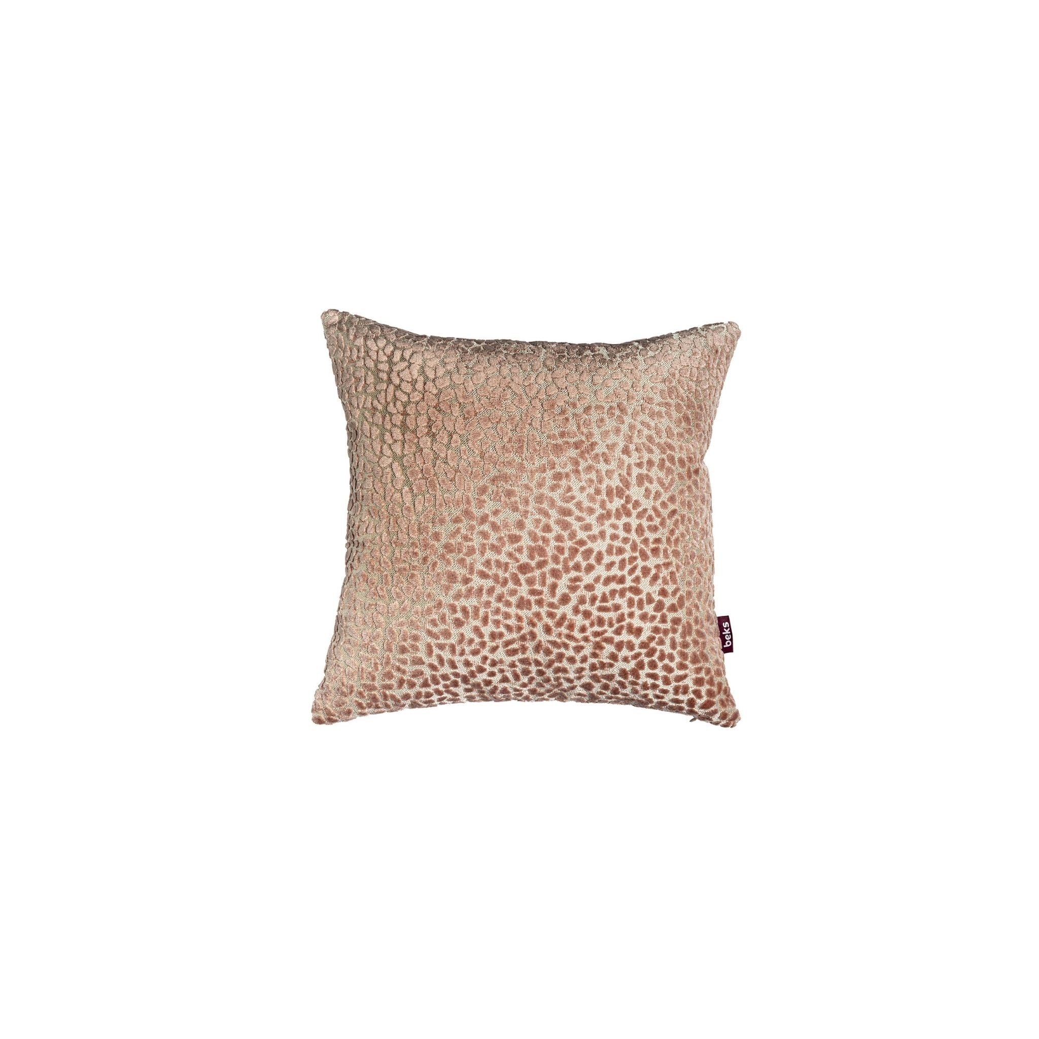 StudioBeks - Roze, vierkant sierkussen Lexi