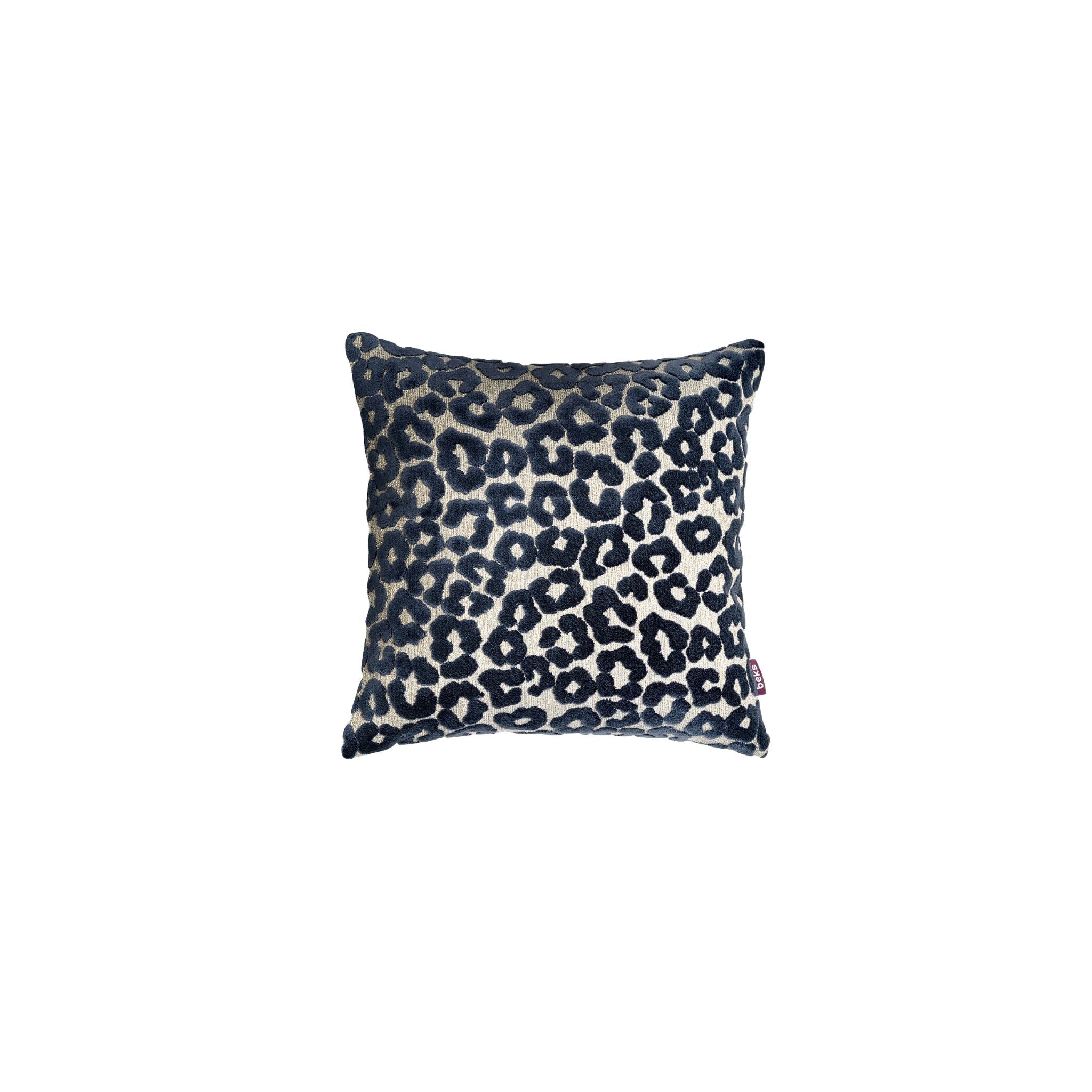 Studio Beks - Blauw, vierkant sierkussen Mae