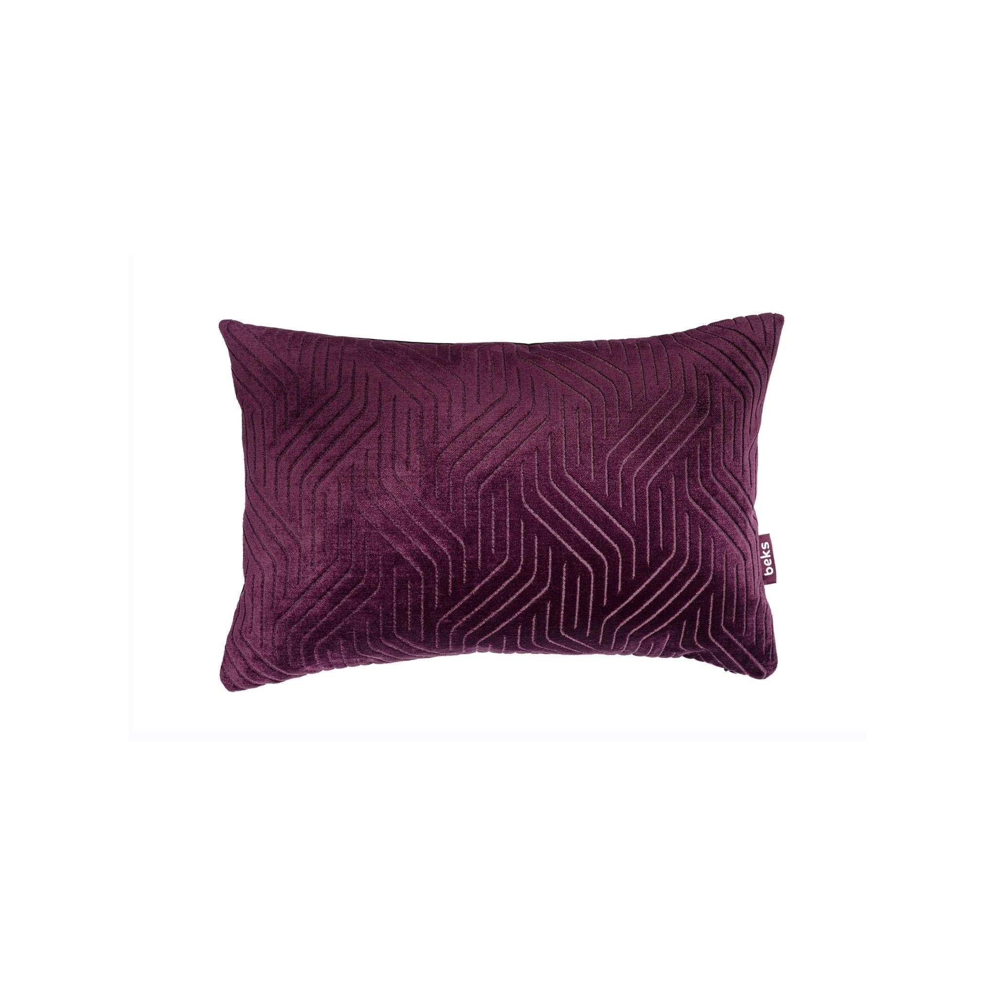 Studio Beks - Paars, langwerpig sierkussen Maeve
