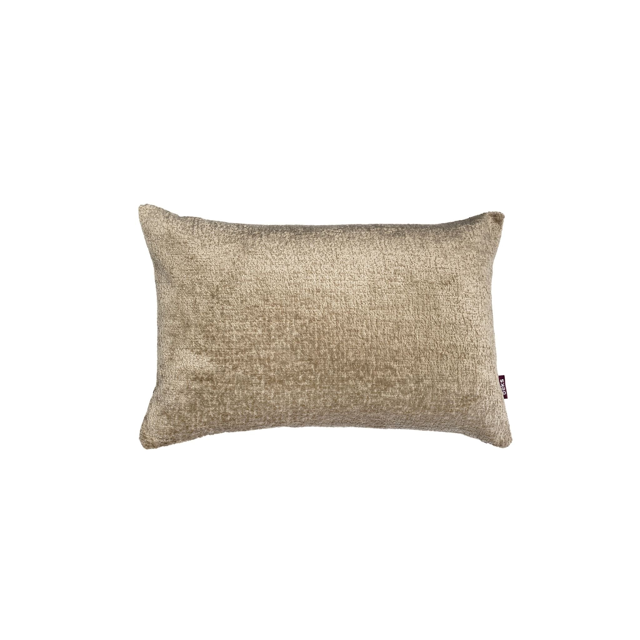 Studio Beks - Bruin, langwerpig sierkussen Teddy