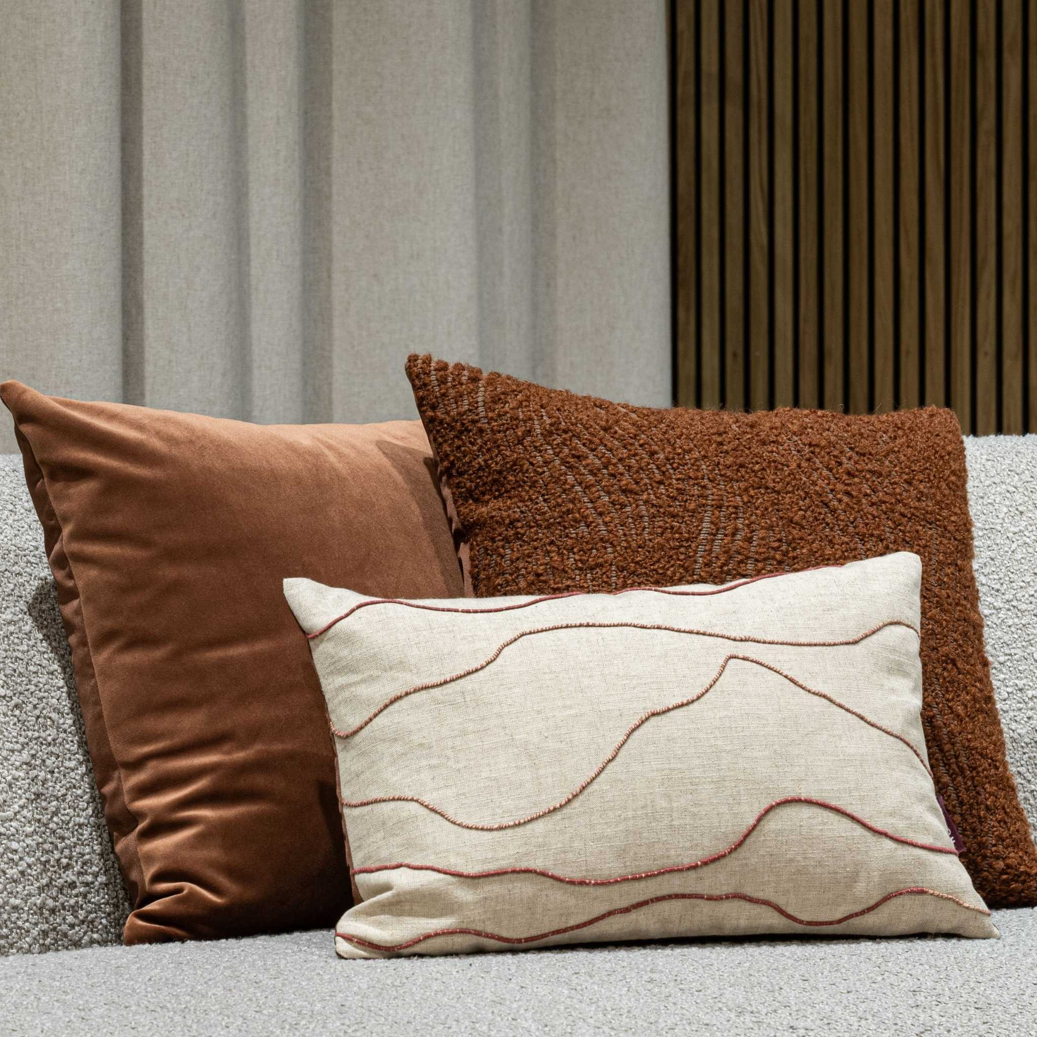 Sierkussen Fedde - Rood 45x45 cm