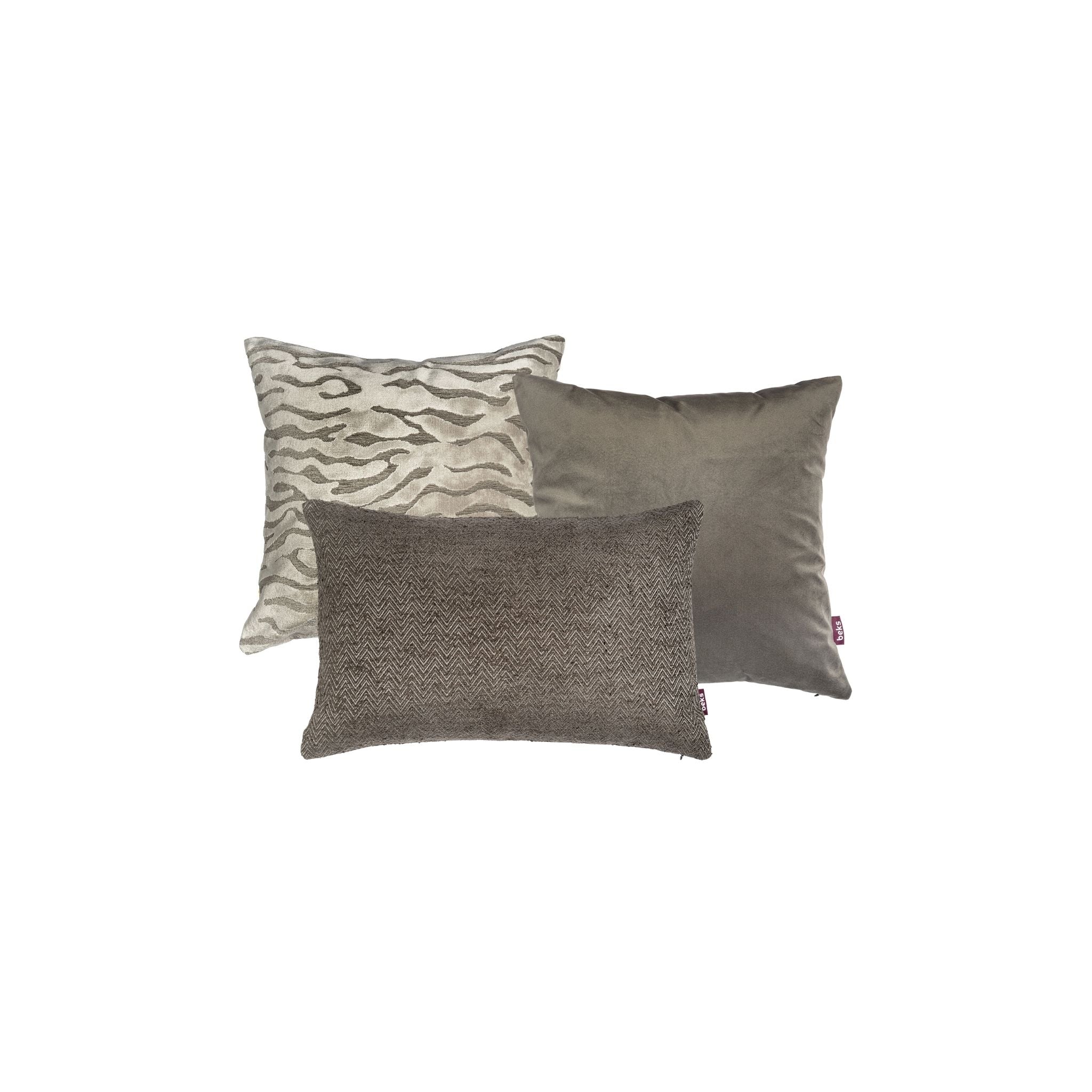 Studio Beks - Sierkussencombinatie Grijs