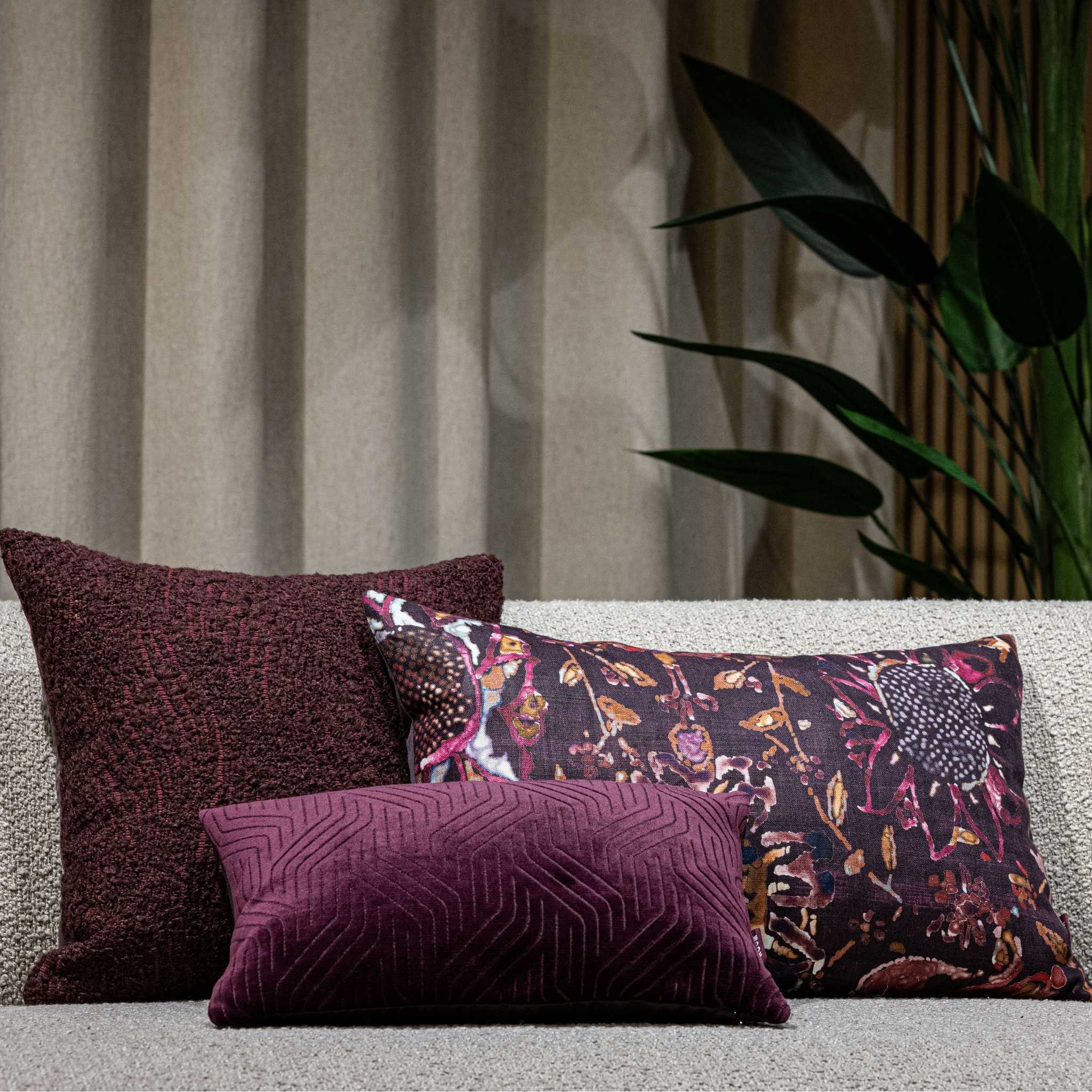 Sierkussen Maeve - Paars 30x45 cm