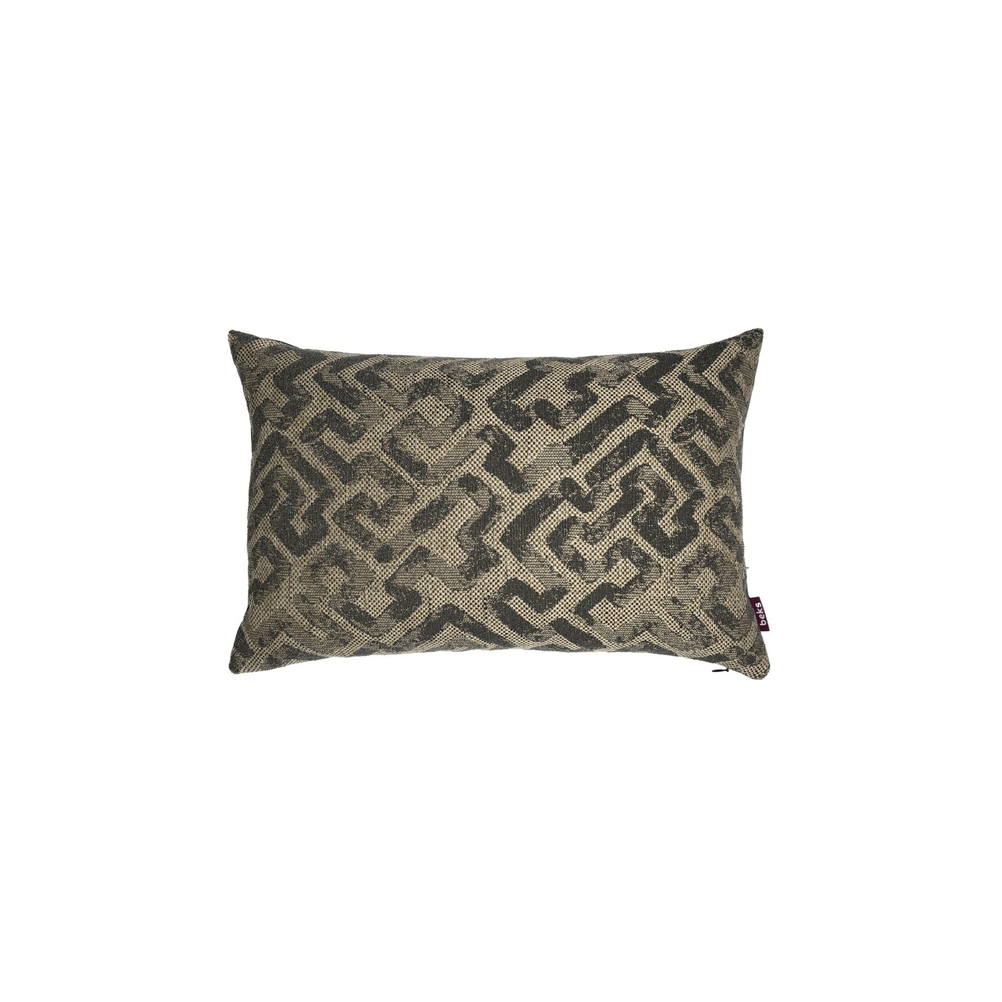 Studio Beks - Antraciet, langwerpig sierkussen Adam