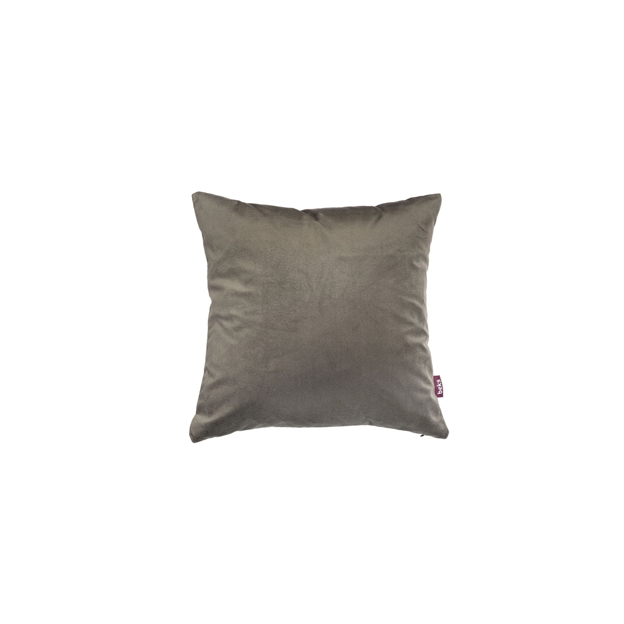 StudioBeks - Grijs, vierkant sierkussen Dani