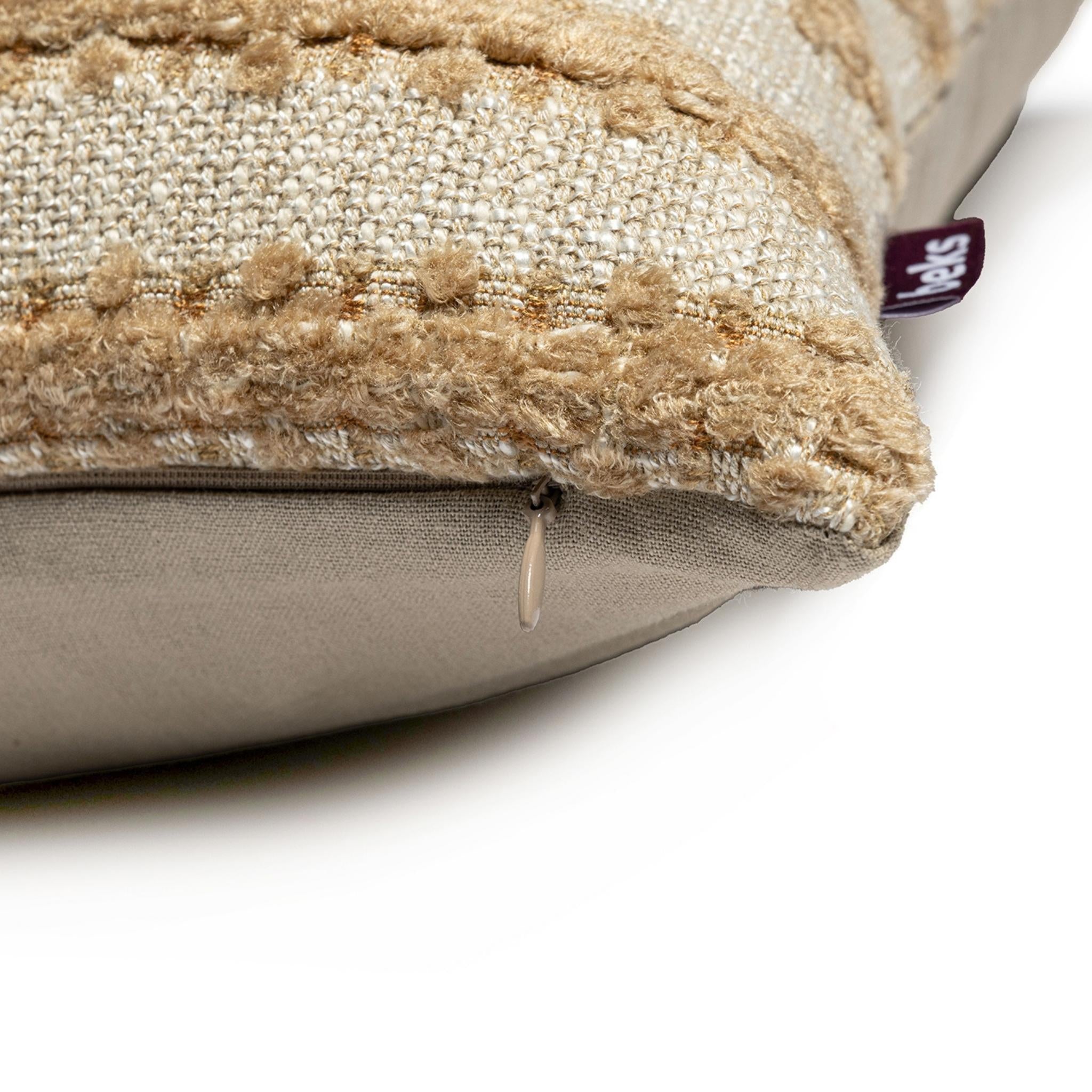 Sierkussen Knud - Zand 45x45 cm