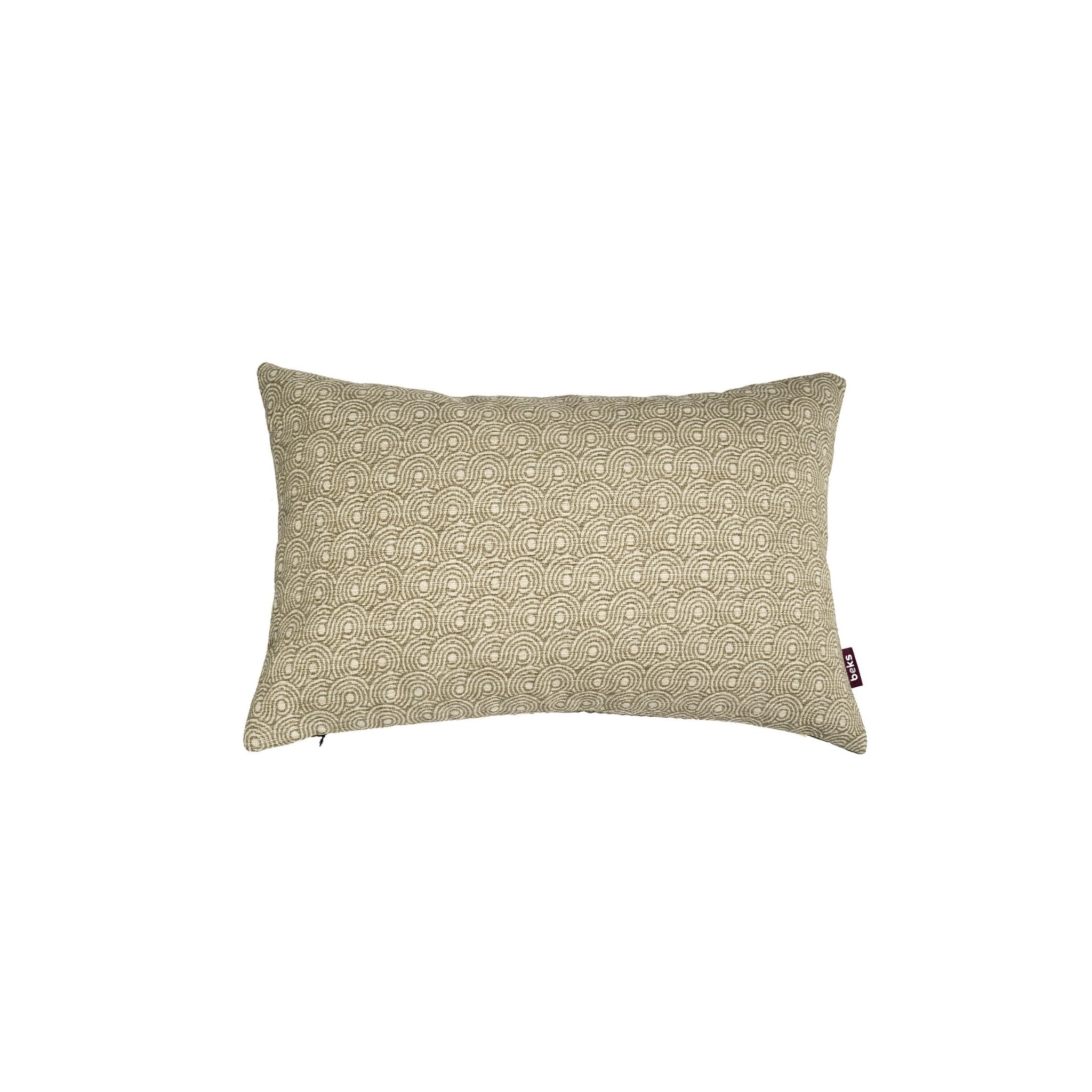 StudioBeks - Groen langwerpig sierkussen Levi