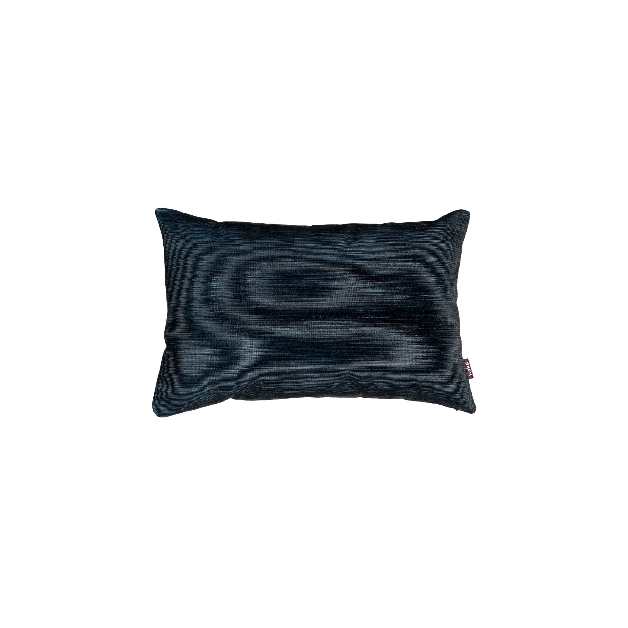 StudioBeks - Blauw, langwerpig sierkussen Moos