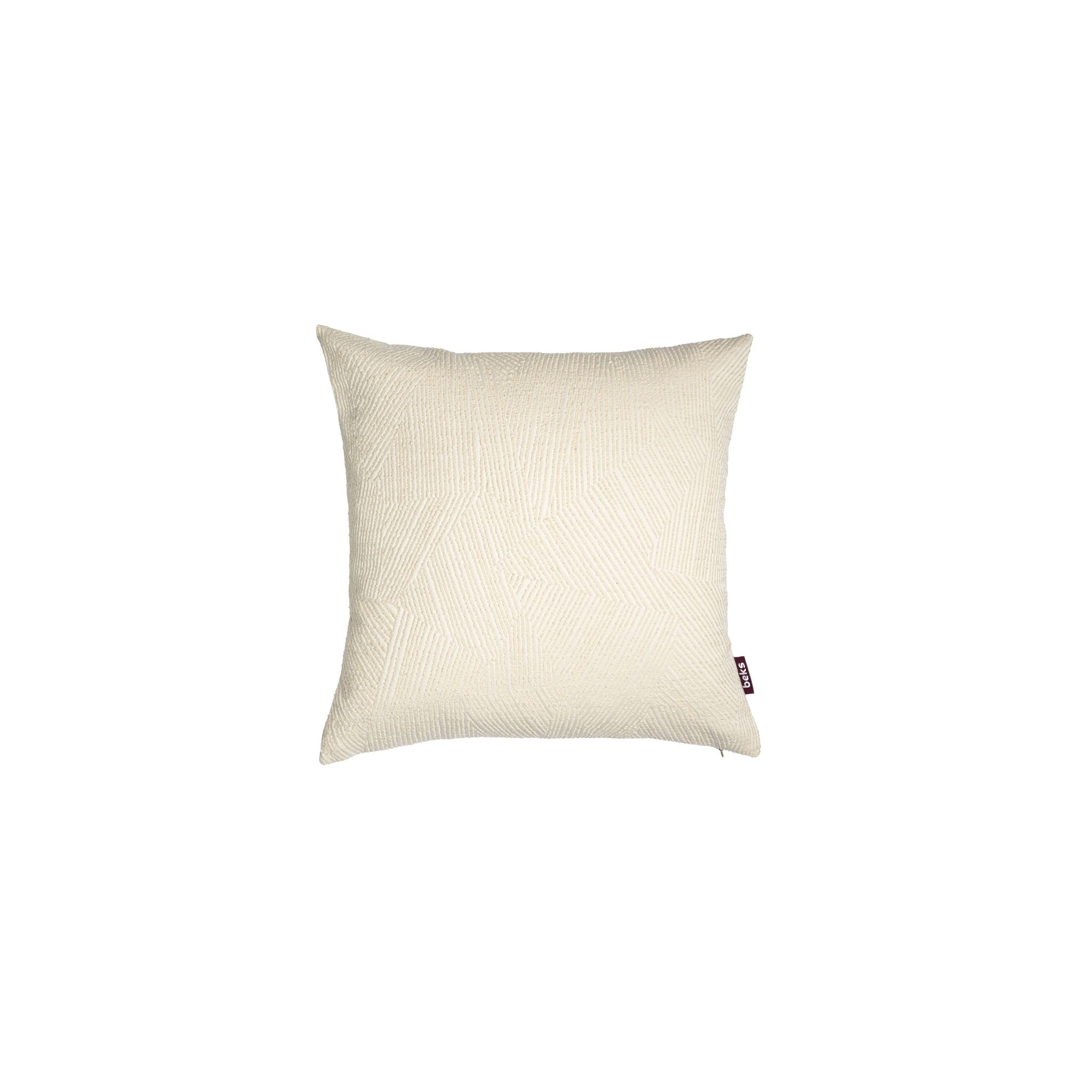 Studio Beks - Wit, vierkant sierkussen Otis