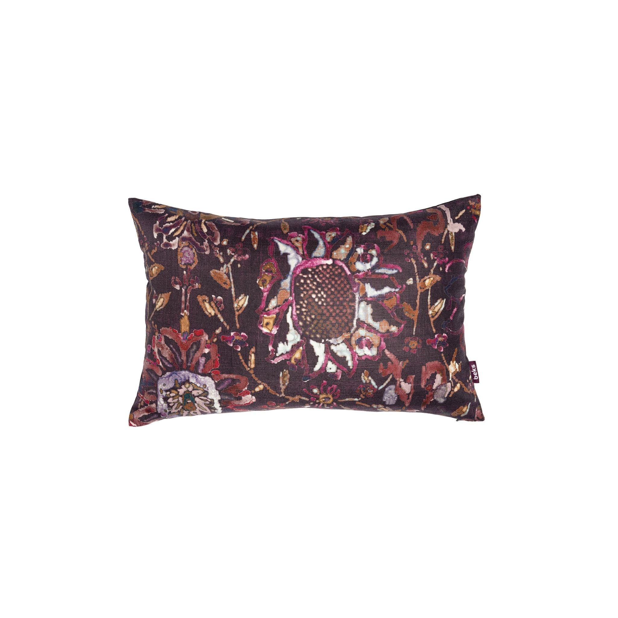 Studio Beks - Paars, langwerpig sierkussen Zuen